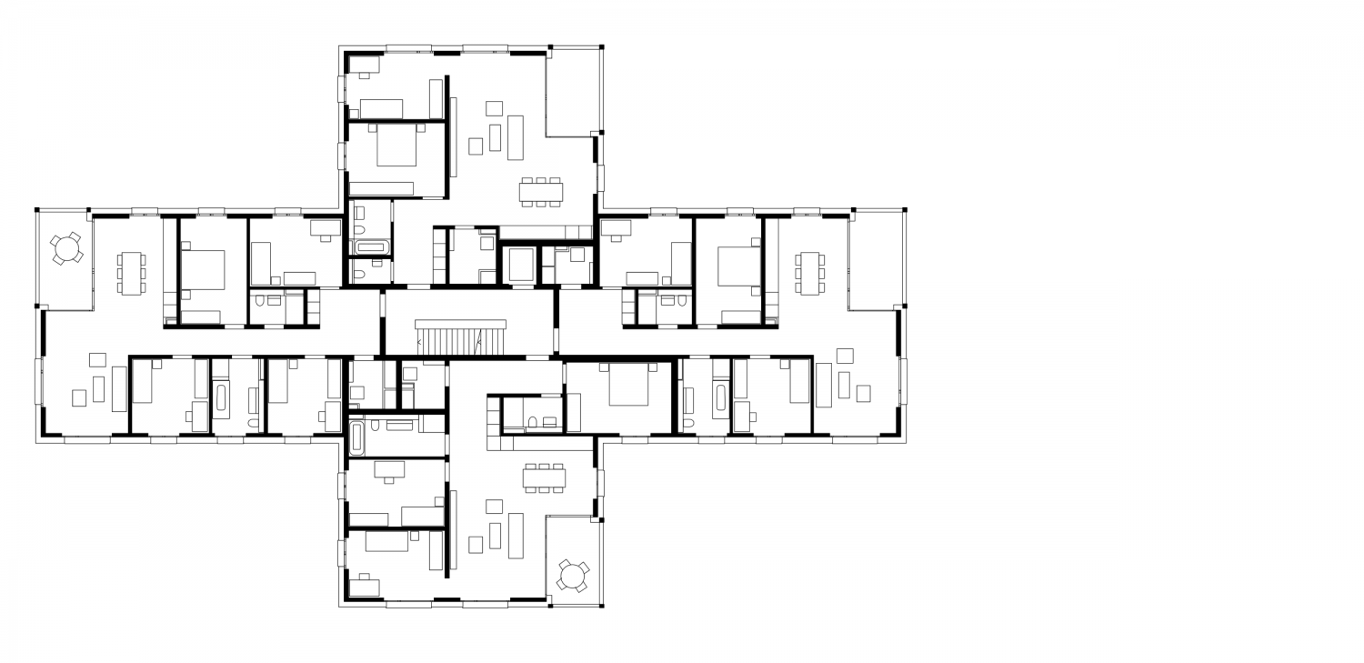 Typical floor plan house P012 / P016