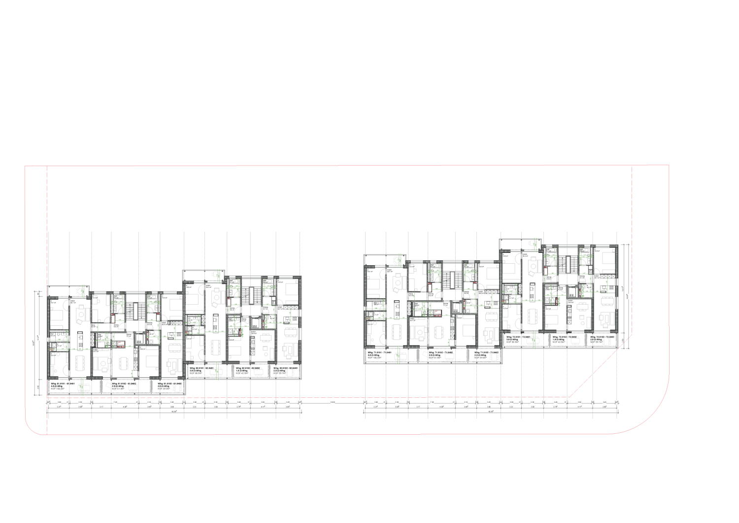 1st – 4th floor/ typical floor plan